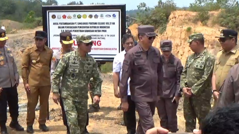 Satgas PKH Sita 105 Hektare Tambang Ilegal di Tahura Bukit Soeharto