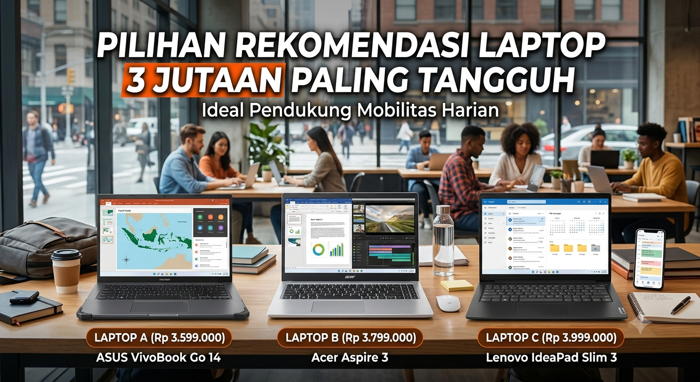Laptop 2-3 Jutaan Terbaik untuk Pelajar: Panduan Lengkap