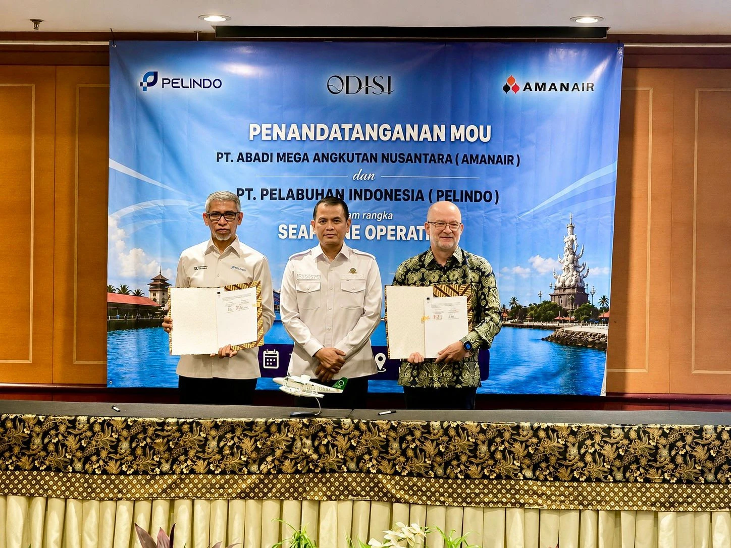 Pelindo dan AMANAIR Dorong Layanan Seaplane sebagai Game Changer Transportasi Antarpulau
