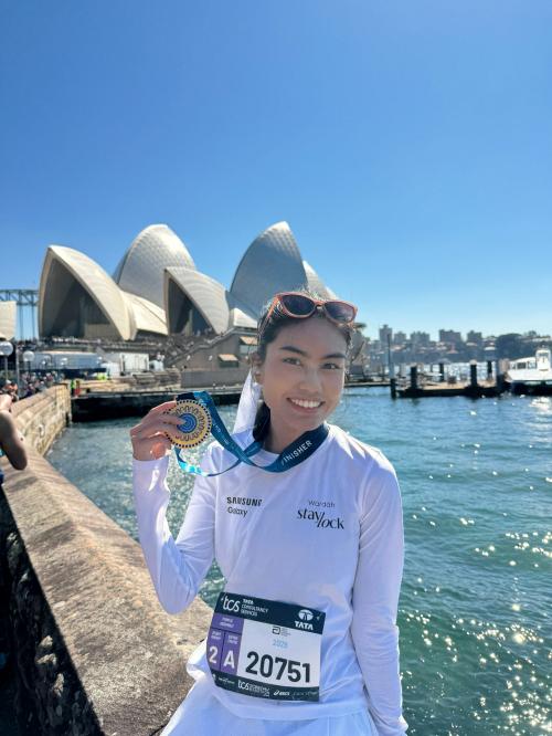 Pelari Perempuan Taklukkan Marathon Internasional Besar