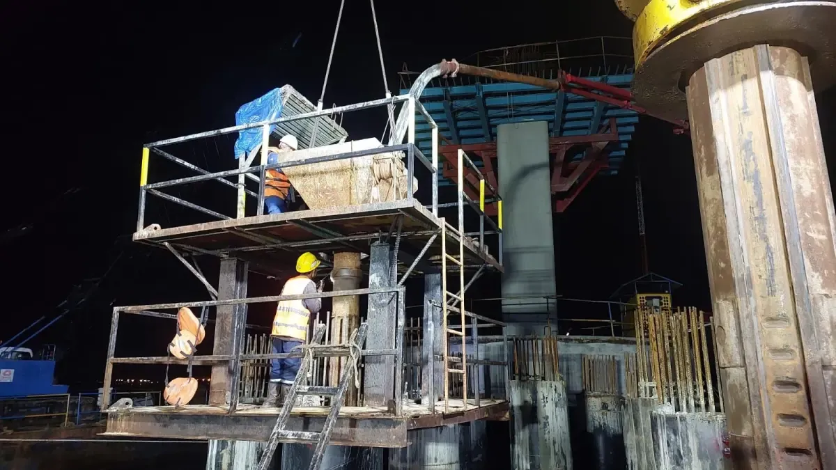 Jembatan Pulau Laut Masuk Fase Kritis Konektivitas Banua