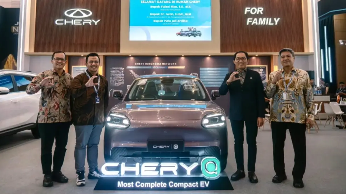 Chery Q Mobil Listrik Kompak Resmi Hadir di Jawa Timur