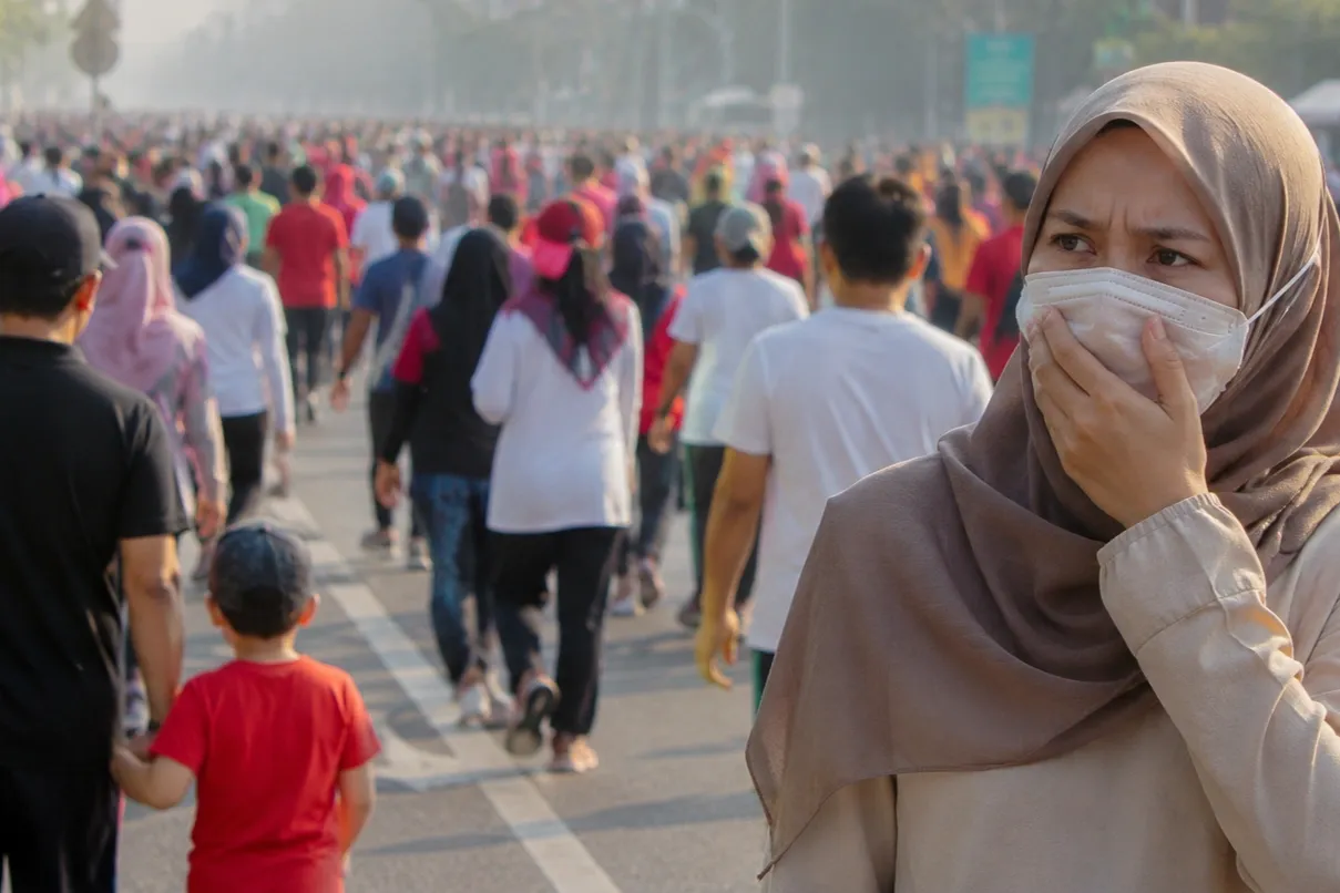 ISPA Melonjak saat Udara Kering: Saatnya Serius dengan Masker dan Daya Tahan Tubuh