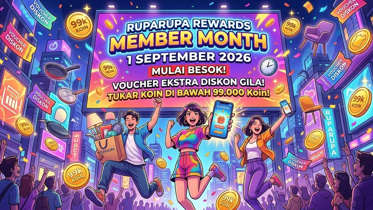 Ruparupa Member Month: Cara Maksimalkan Voucher dan Koin