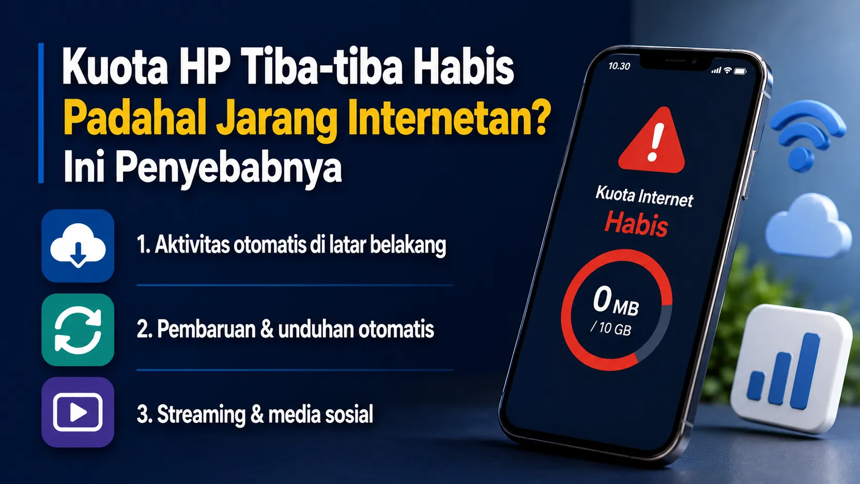Kuota Data Habis Tiba-tiba? Ini Cara Cek Penyebab dan Menghematnya
