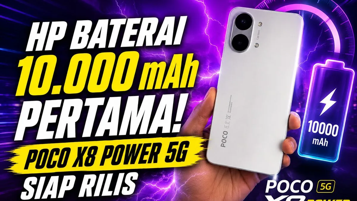 Poco X8 Power 5G: Baterai 10.000 mAh, Daya Tahan 3,5 Hari, Sebanding?