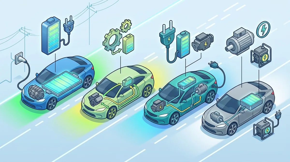 Pahami Perbedaan BEV, HEV, PHEV, dan REEV Sebelum Membeli