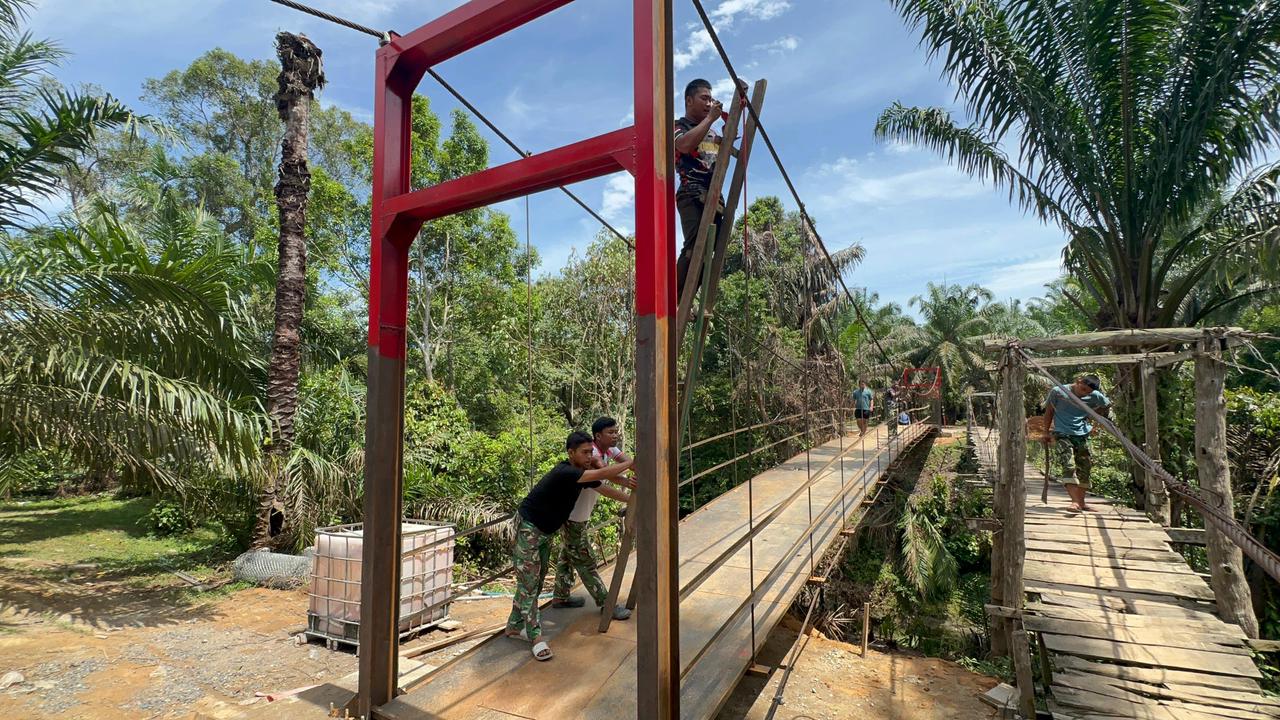 Jembatan Gantung dan Jembatan Biasa Akhiri Isolasi Pedesaan