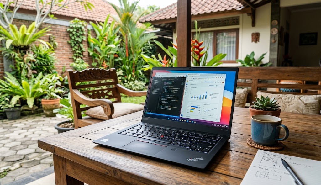Laptop Baterai 15 Jam untuk Kerja Mobile Tanpa Charger