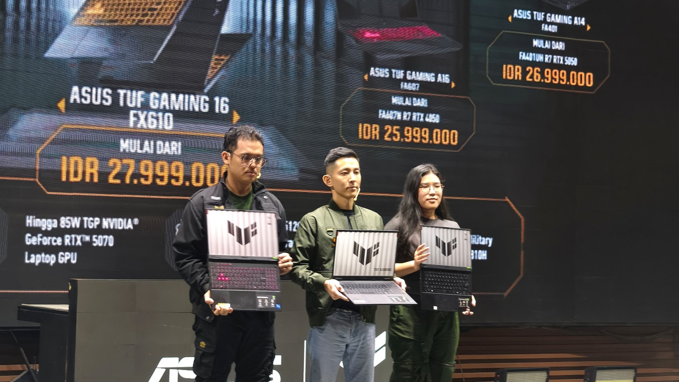ASUS TUF Gaming 16 FX610: Laptop Gaming Standar Militer untuk Gamer dan Kreator
