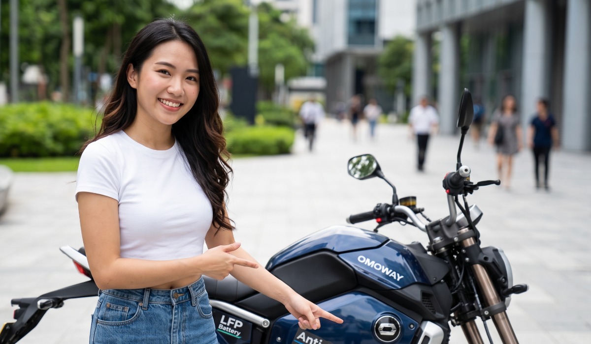 Review Omoway Omo-X: Motor Listrik Hemat dengan Baterai LFP