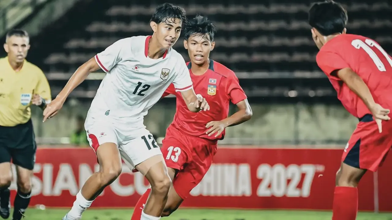 Timnas U-20 Taklukkan Laos 3-0 dan Puncaki Grup H