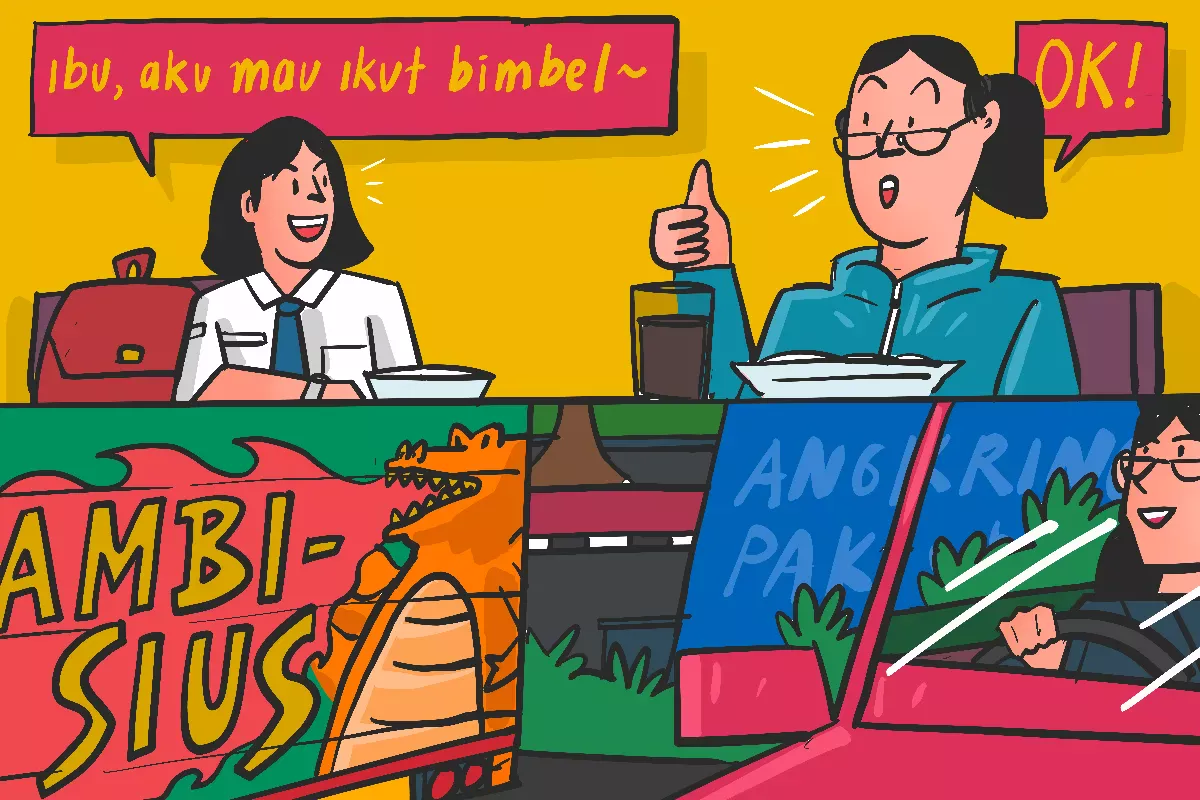 Ambisi Orang Tua untuk Bimbel: Kapan Dukungan Berubah Jadi Tekanan