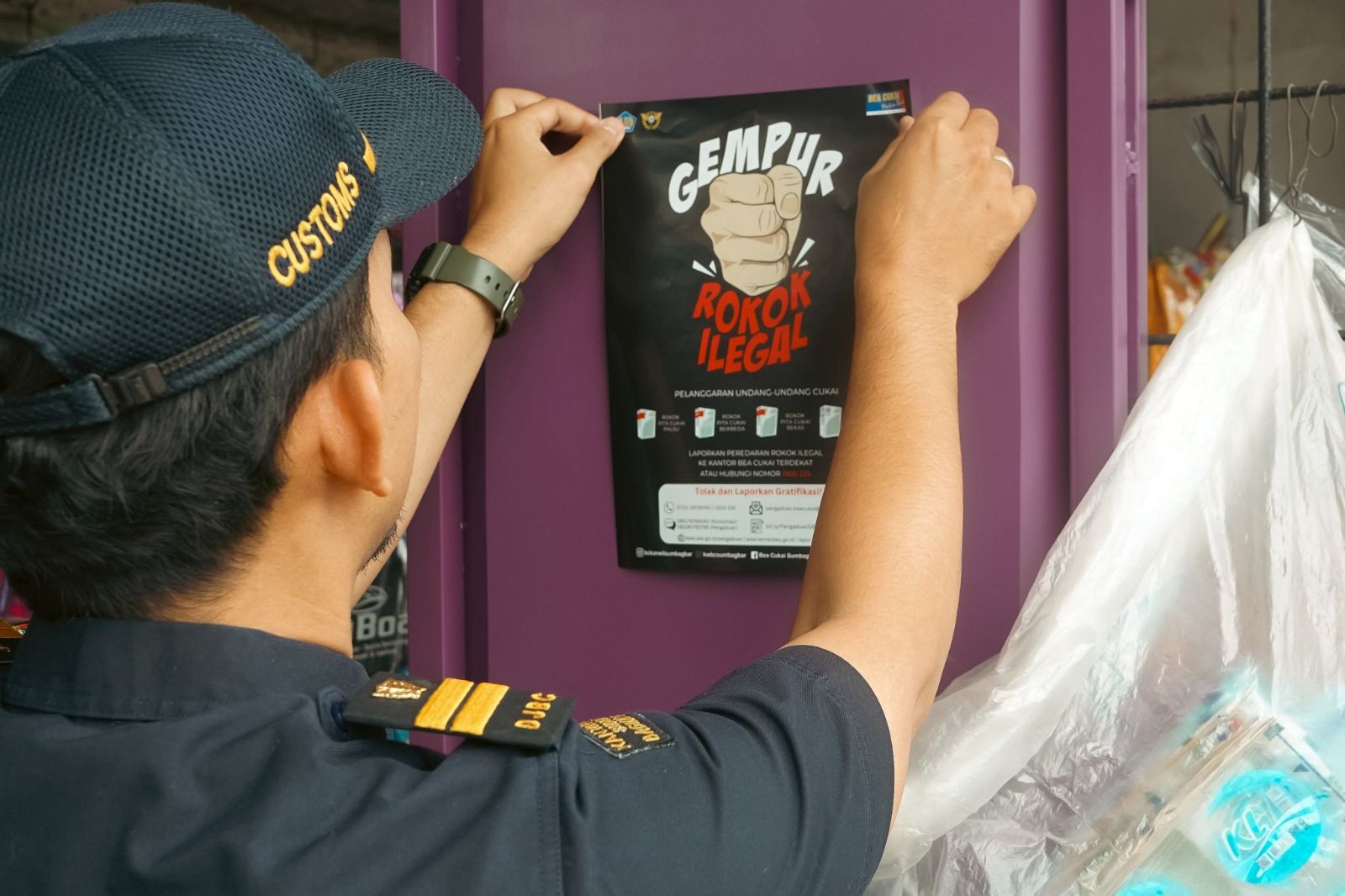 Operasi Masif Bea Cukai Gempur Peredaran Rokok Ilegal