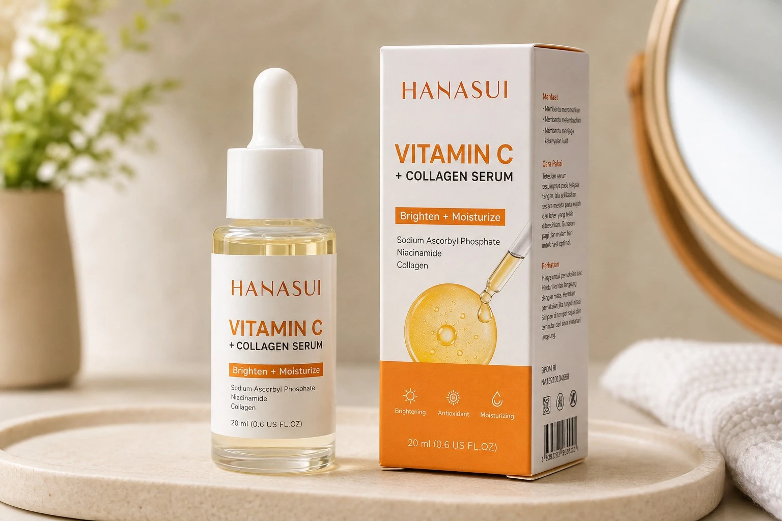 Serum Korea dengan Niacinamide dan Hyaluronic Acid untuk Hidrasi Maksimal