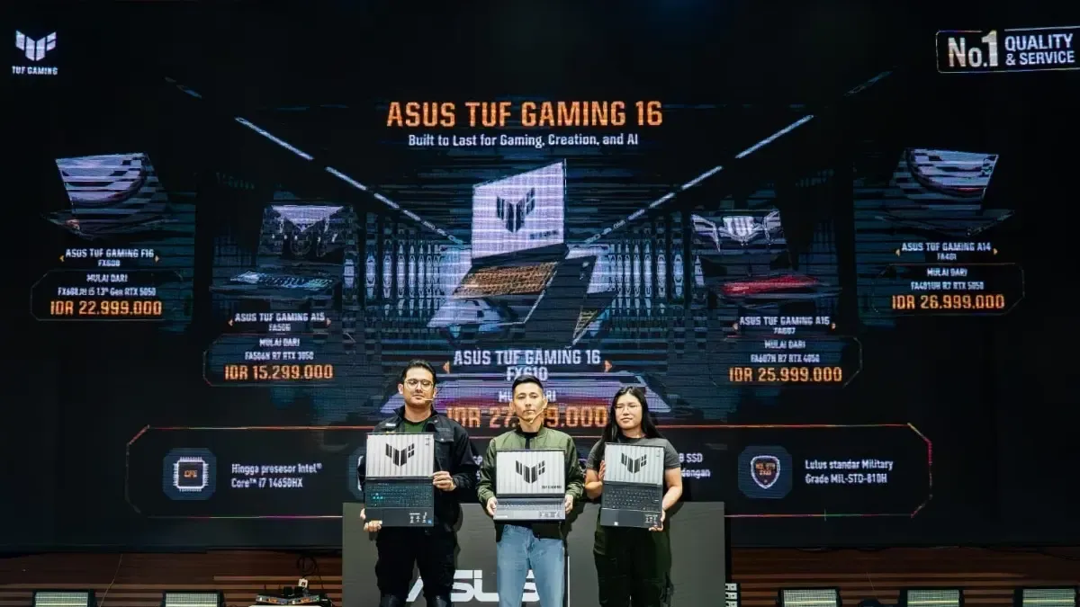 ASUS TUF Gaming 16 FX610: Laptop Gaming Tangguh untuk Kuliah dan Kerja