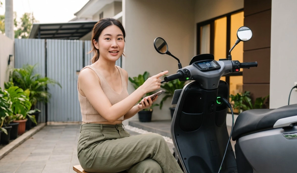 Review Omoway Omo-X: Motor Listrik Hemat dengan Baterai LFP