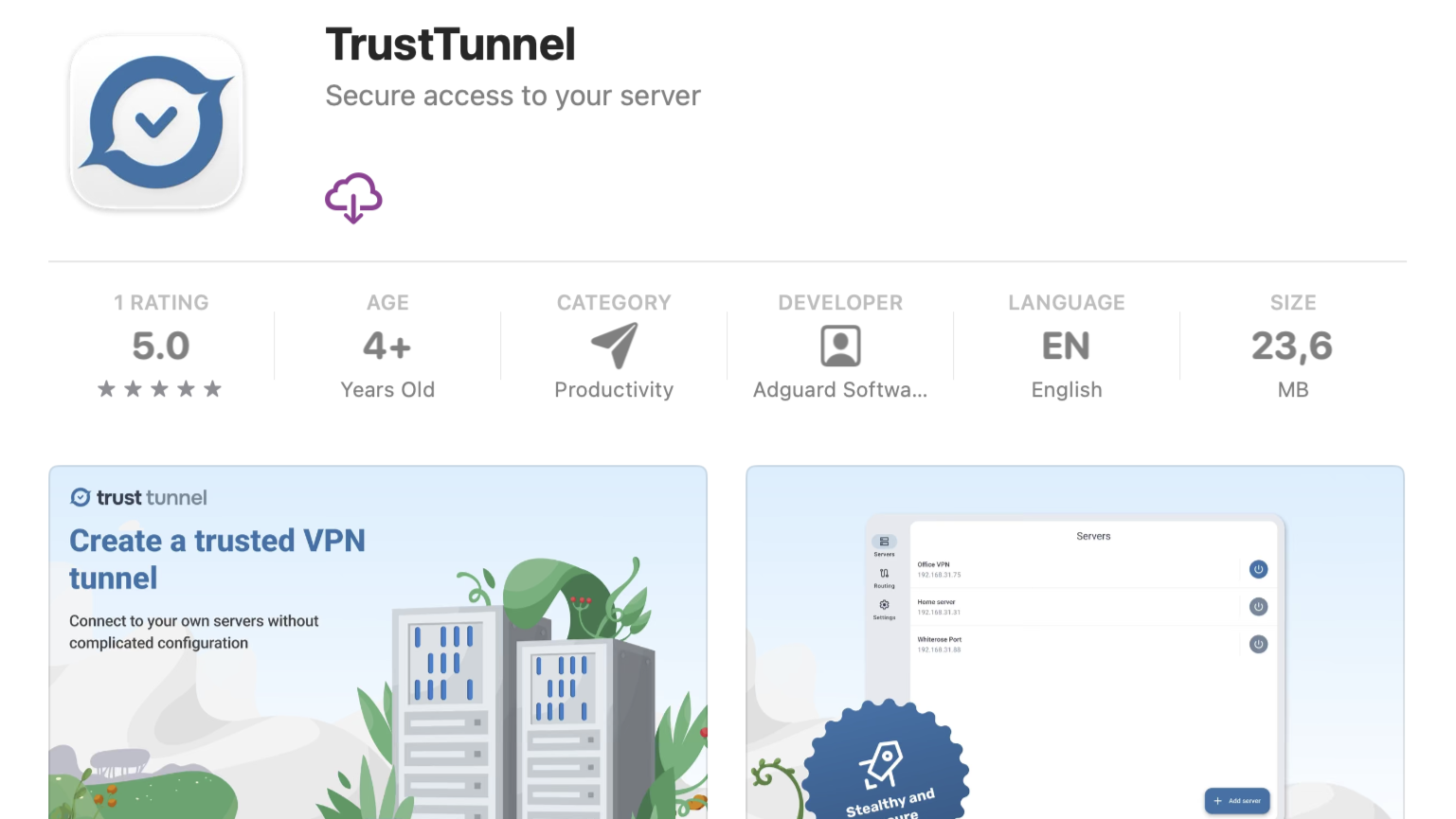 AdGuard TrustTunnel di Mac App Store: VPN Stealth Jadi Arus Utama