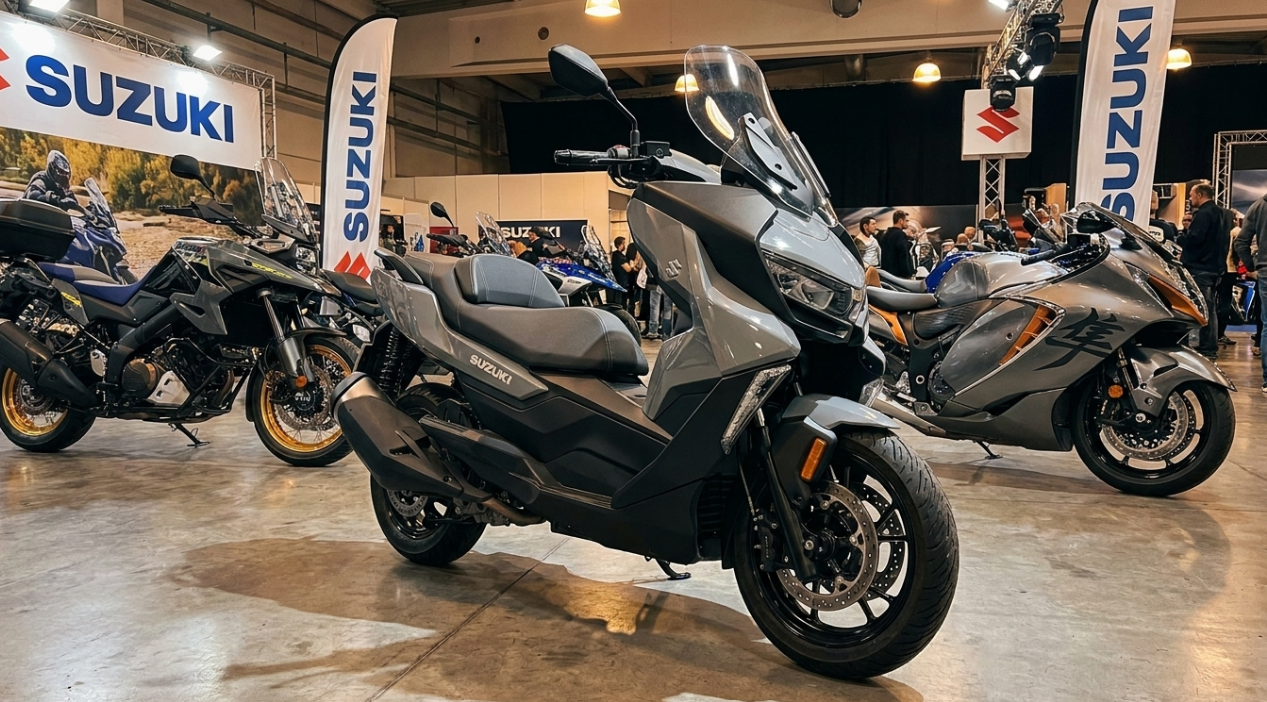 Suzuki TVL 350 vs XMAX vs Forza: Siapa Raja Skutik Maxi Baru?