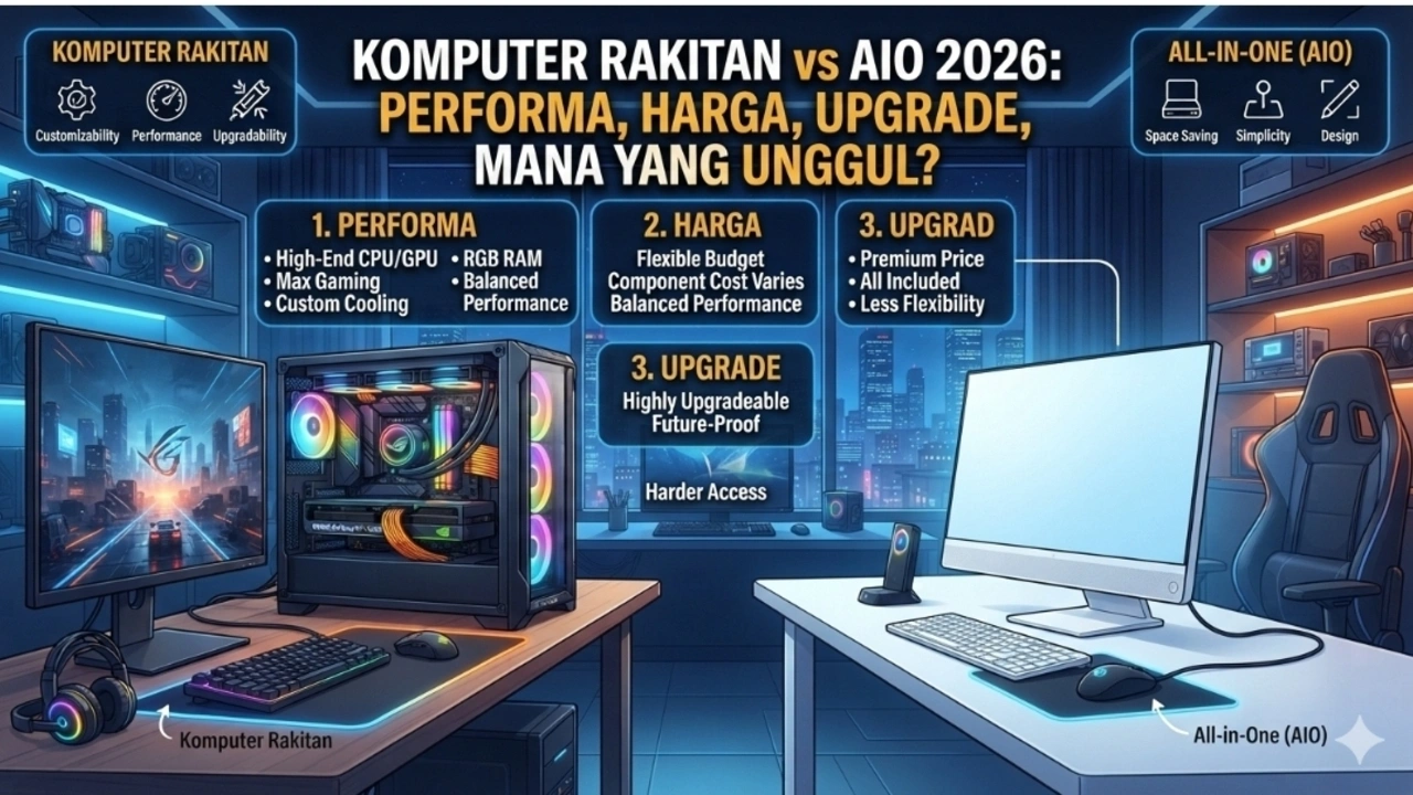 Rakit PC Sendiri vs Beli Jadi: Mana ROI Lebih Masuk Akal?