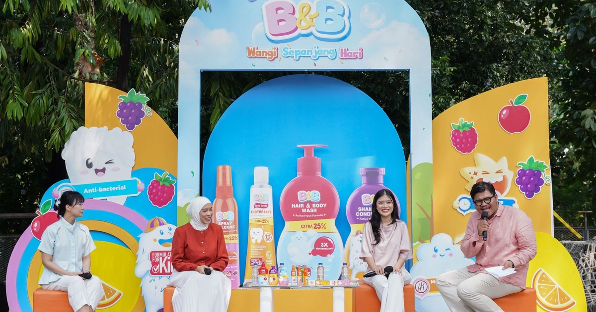 Rangkaian Personal Care B&B untuk Anak Aktif dari Kepala hingga Kaki