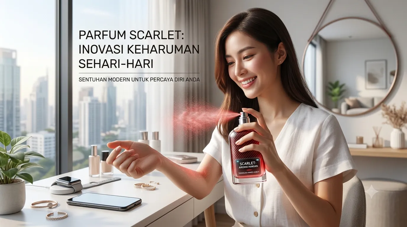 Parfum Lokal Scarlet Dobrak Tren Wewangian Modern