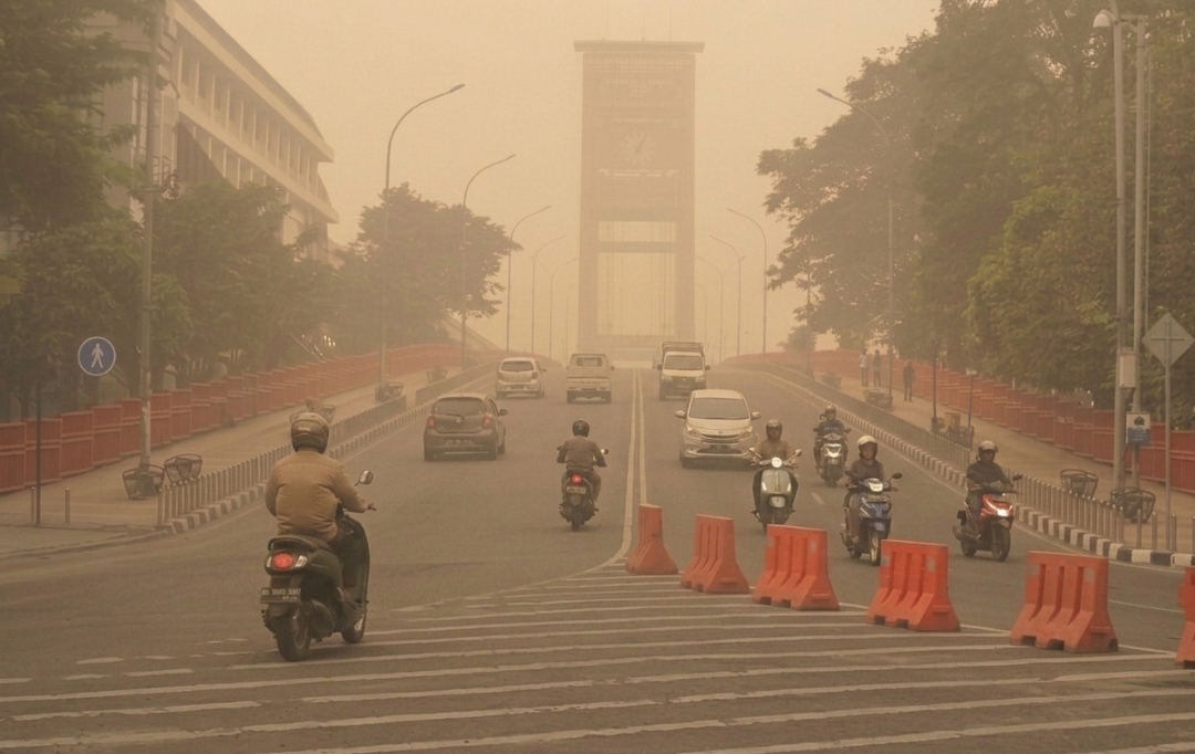 8 Teknik Berkendara Aman Saat Kabut Asap Tebal