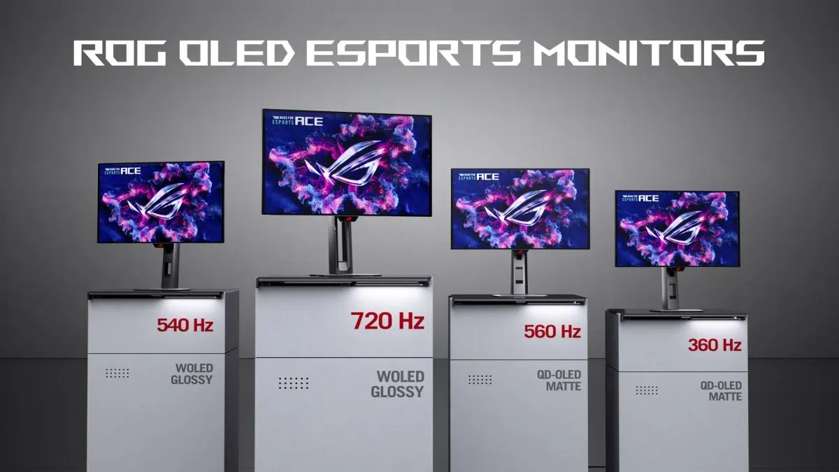 ASUS ROG Dorong Batas Esports dengan Monitor OLED 720Hz dan Mouse 8K
