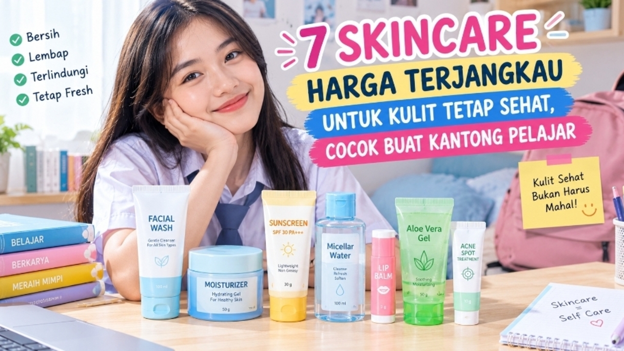 7 Produk Skincare Terjangkau untuk Kulit Sehat Setiap Hari