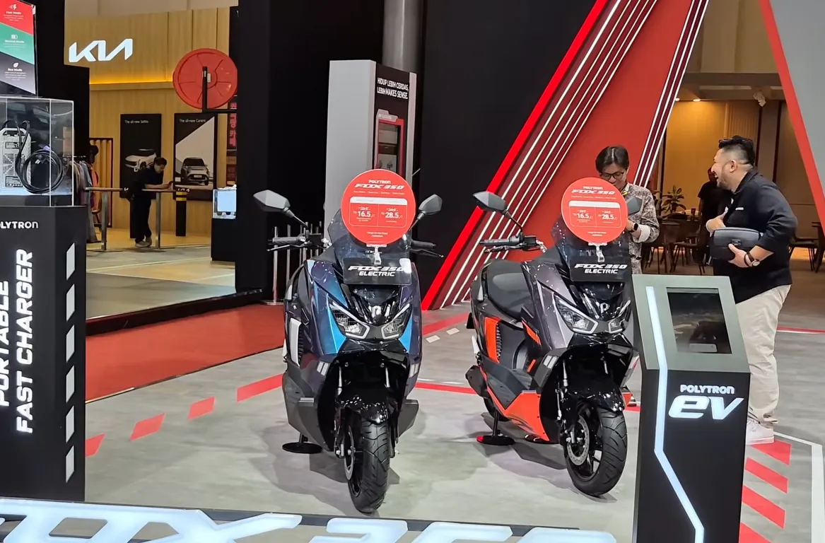 Polytron Fox 350: Motor Listrik 130 km Paling Masuk Akal