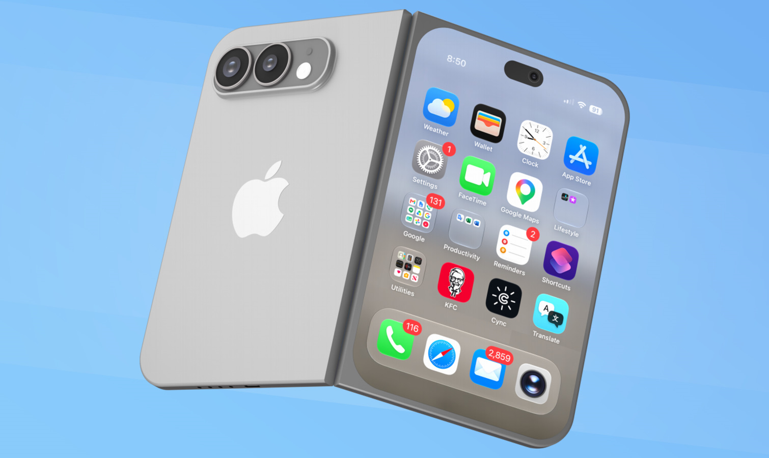 iPhone Ultra Lipat: Engsel Liquid Metal dan Layar Ganda yang Mengincar Standar Baru