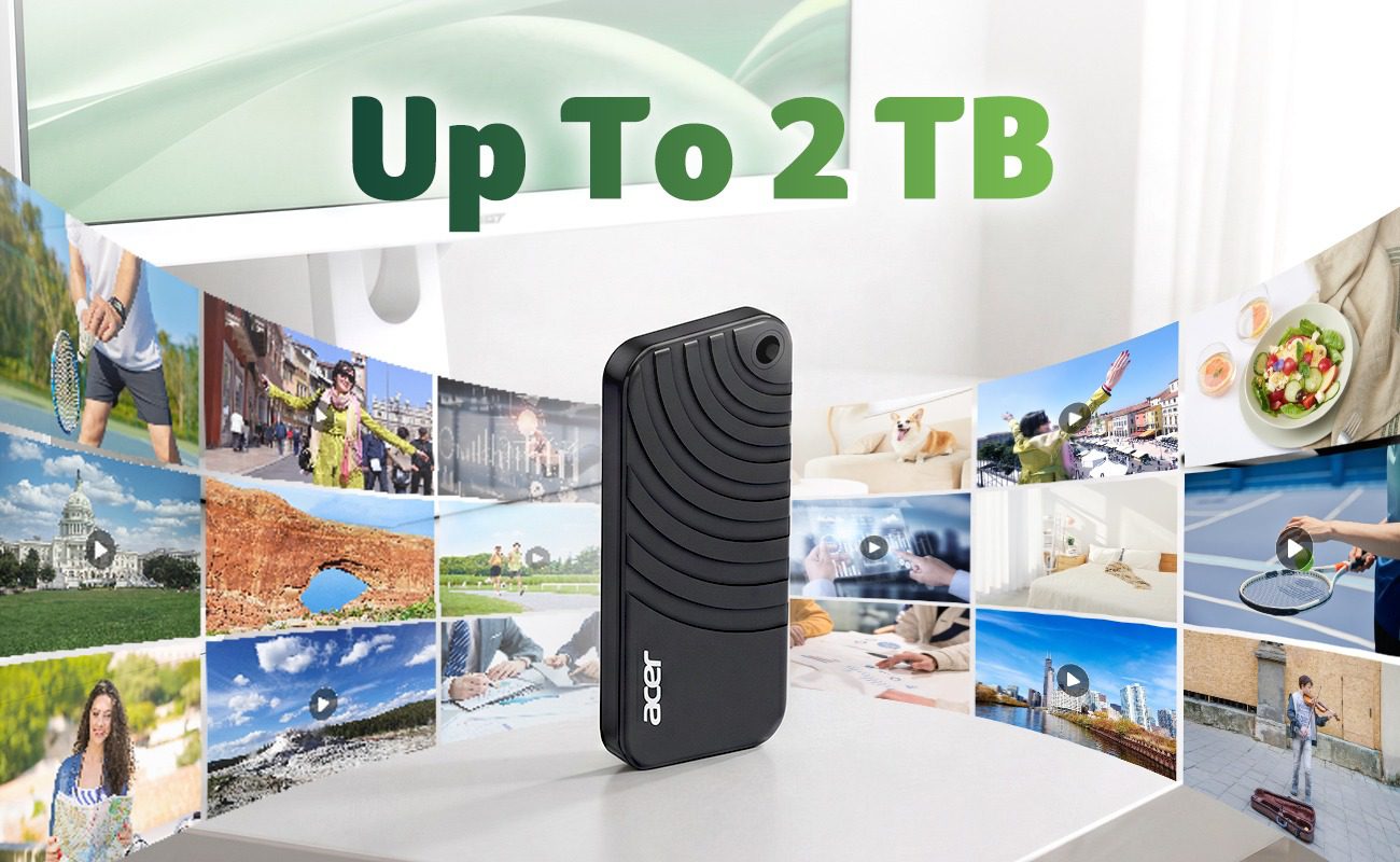 Acer PA100, SSD Portabel 2TB untuk Profesional Mobile