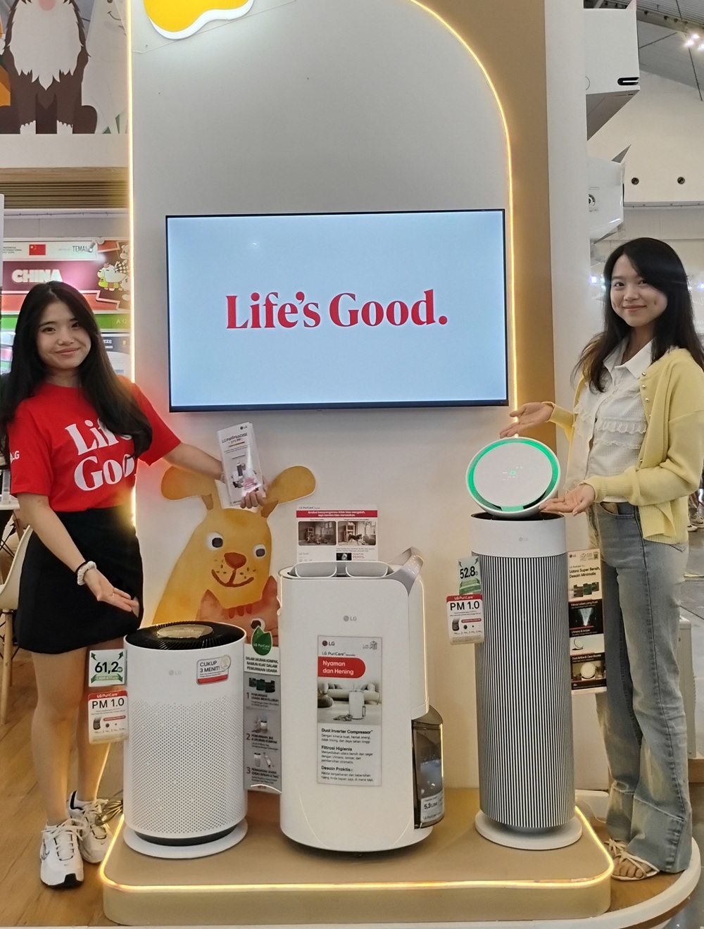 Pemurni Udara Pintar LG PuriCare untuk Rumah Pecinta Hewan