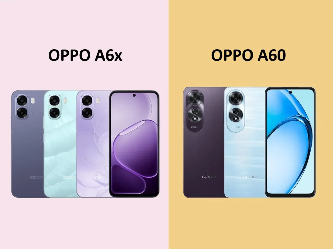 OPPO A6x vs OPPO A60: Mana yang Lebih Worth It?