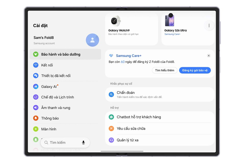 Cara Mudah Cek Garansi dan Kesehatan Galaxy Z di One UI 9