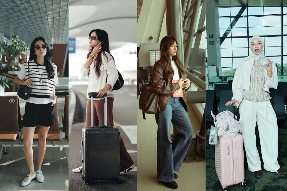 7 Gaya Airport Selebriti yang Nyaman dan Stylish