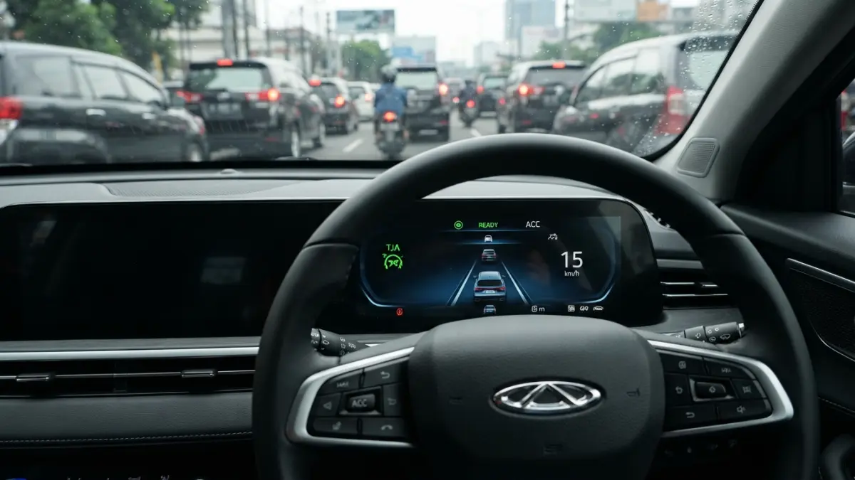 Panduan Lengkap Adaptive Cruise Control dan Traffic Jam Assist Omoda E5 di Jalan Raya