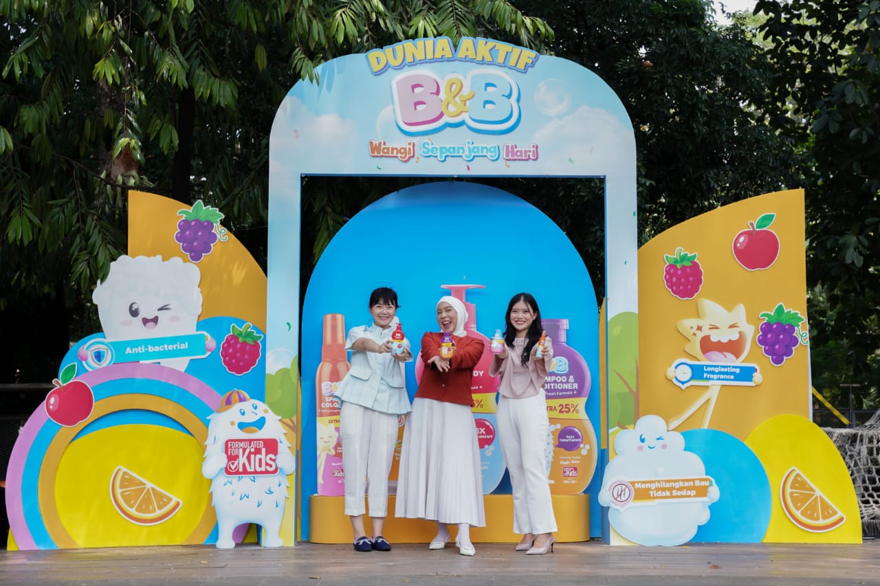 Rangkaian Personal Care B&B dengan Active Fresh Formula untuk Anak Aktif