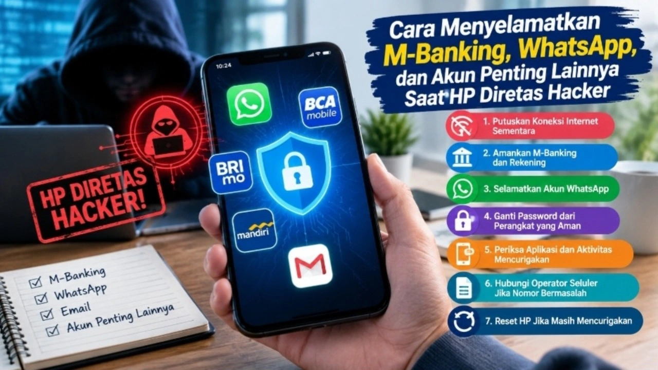 7 Langkah Menyelamatkan M-Banking dan Akun Saat Ponsel Diretas Hacker