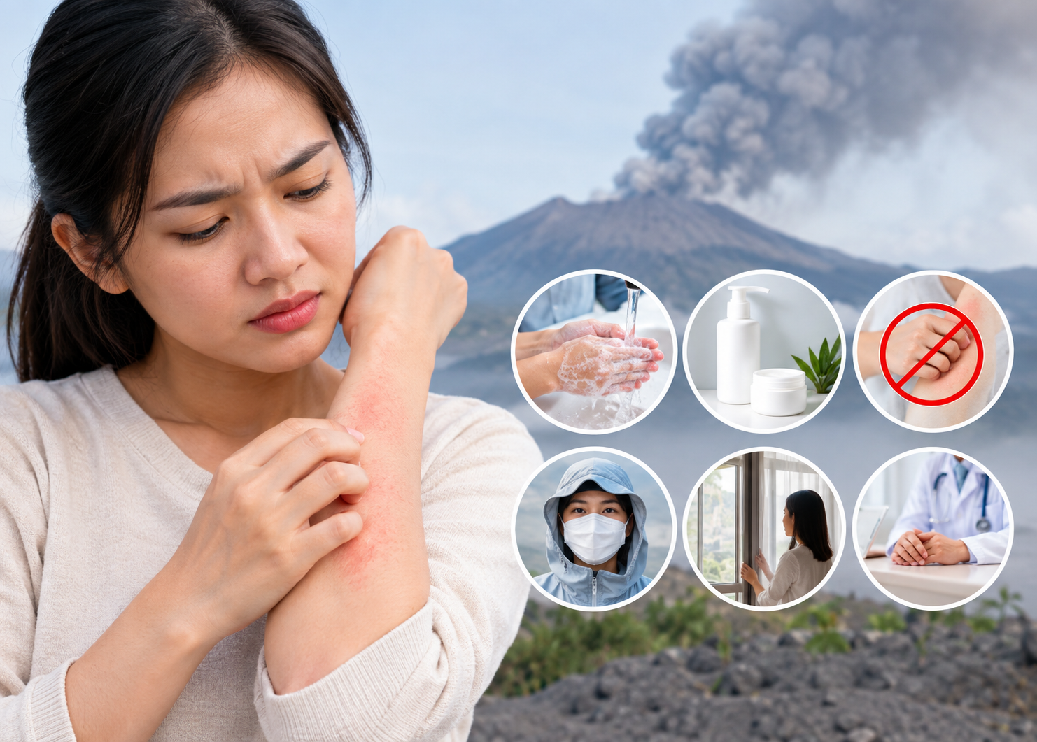 Abu Vulkanik Mengiritasi Kulit? Protokol Pembersihan dan Perawatan dari Dermatolog