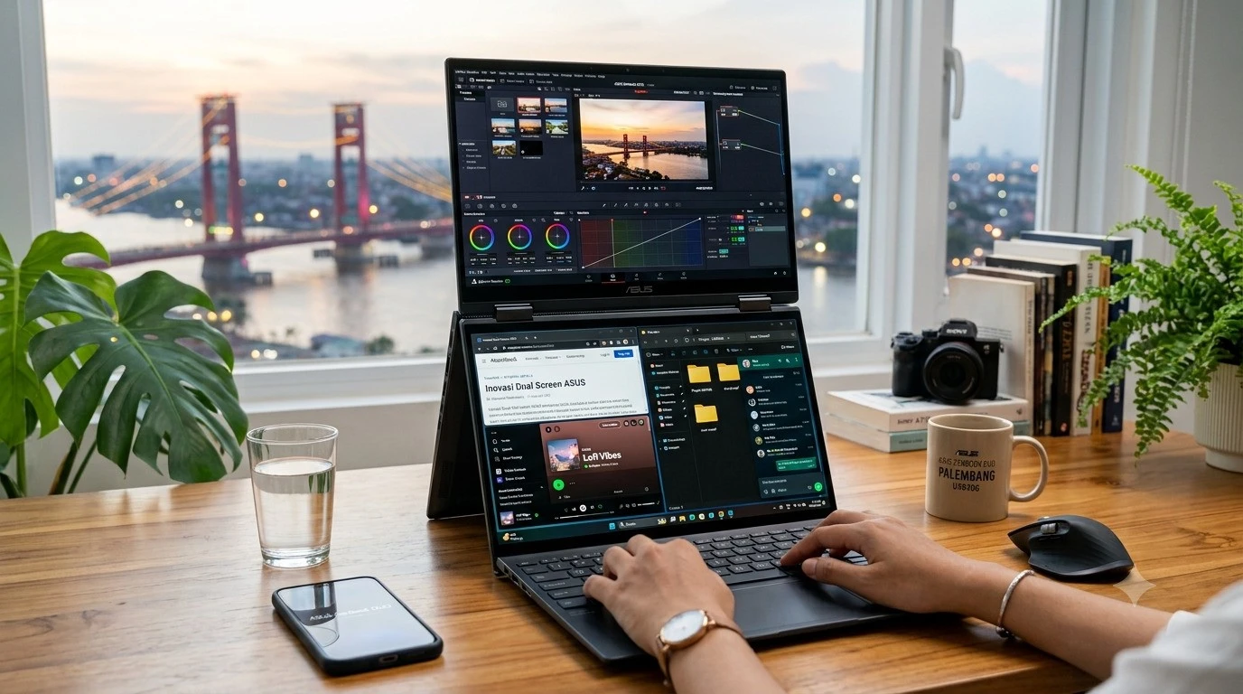 Laptop Dual Layar OLED untuk Kreator: Zenbook DUO UX8406 vs ProArt P16 H7606