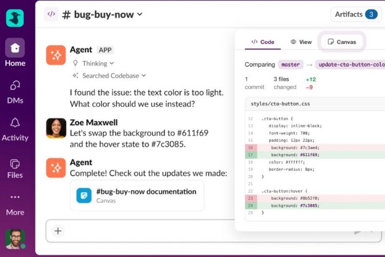 Tim Developer Ngoding Bersama AI di Satu Kanal Slack