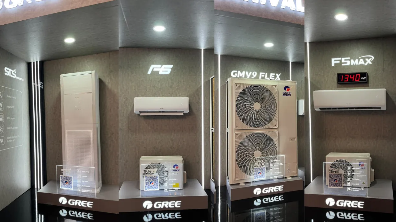 GREE Luncurkan Empat AC Inverter Baru untuk Rumah dan Bisnis