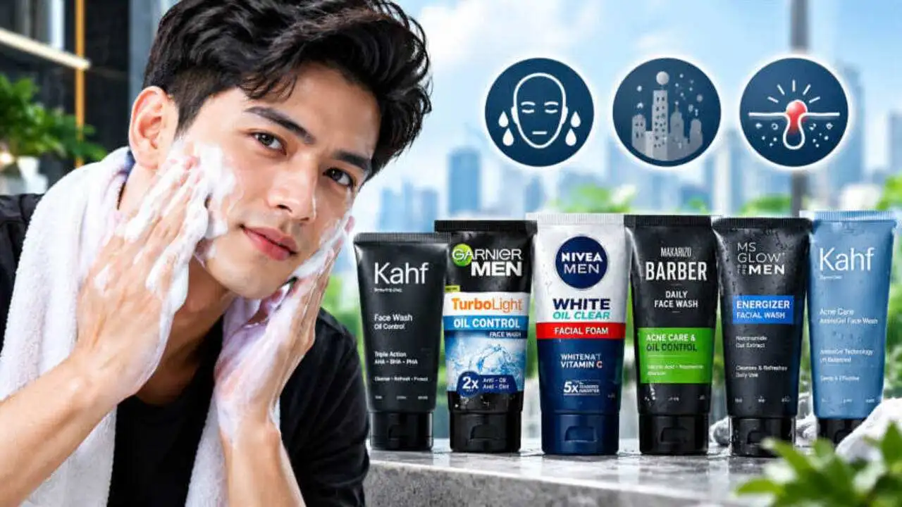 7 Rekomendasi Face Wash Pria Terbaik untuk Kulit Berminyak dan Berdebu
