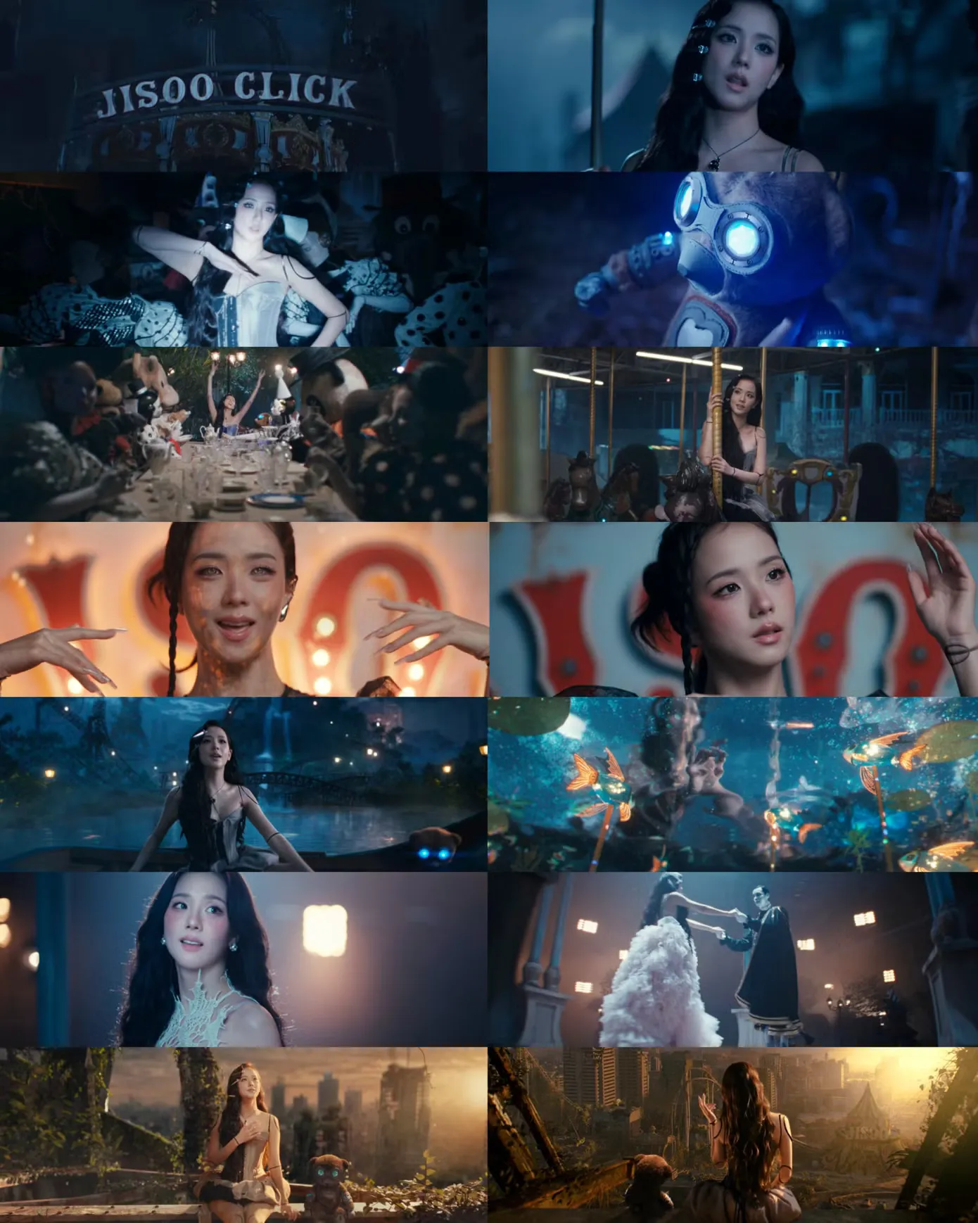MV Click Jisoo: Distopia Sinematik dan Emosi yang Mengguncang