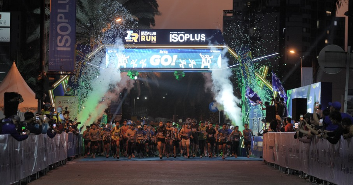 Hampir 8.000 Pelari Ramaikan ISOPLUS Run Jakarta: Lari Urban dengan Fasilitas Lengkap