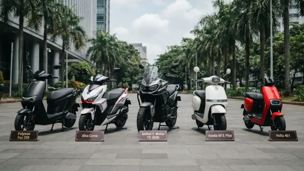 Motor Listrik Jarak Jauh: Maka Cavalry vs Polytron Fox 350