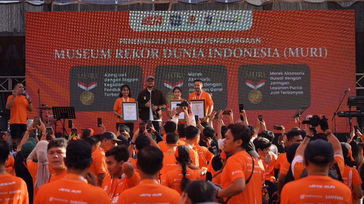 JETE RUN Raih Tiga Rekor MURI, Lari Bertransformasi Jadi Festival Besar