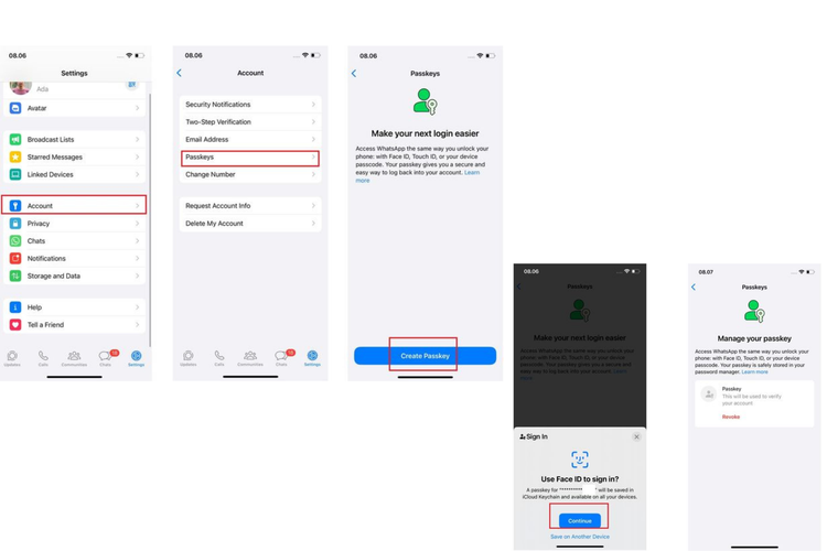 Aktifkan Passkey WhatsApp untuk Login Lebih Aman Tanpa OTP