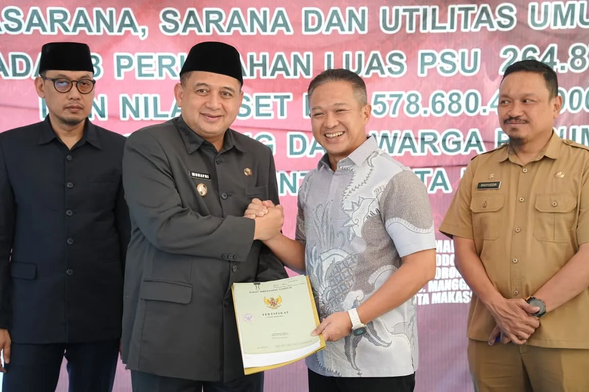 Makassar Terima Aset PSU Rp578,68 Miliar: Momentum Menata Aset Infrastruktur Kota
